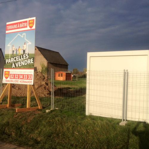 Panneau 4m x 2m50 pour projet immobilier